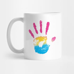 Pansexual Handprint Mug